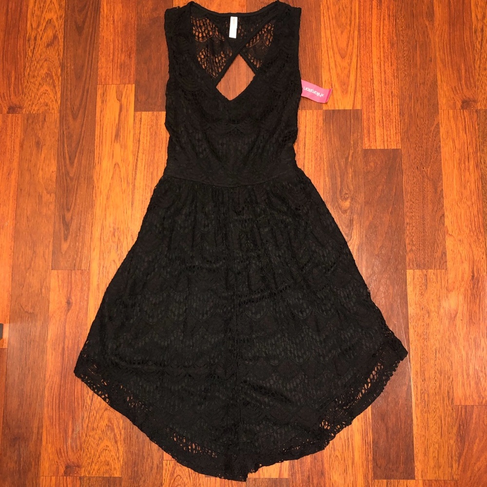 Xhilaration Crochet Lace Midi Dress